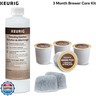 Keurig 3-Month Brewer Maintenance Kit Includes Descaling Solution, Water Filter Cartridges and Rinse Pods, Compatible Classic/1.0 and 2.0 K-Cup Coffee Makers, 7 Count