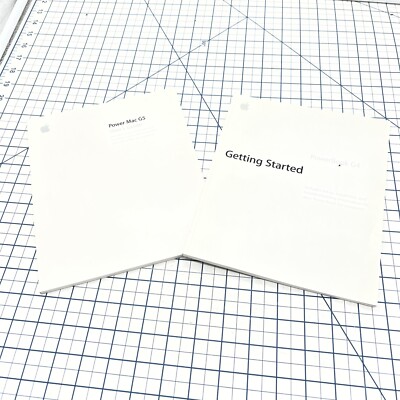 (2) Apple Computer Manuals PowerBook G4 Getting Started Power Mac G5 User Guide