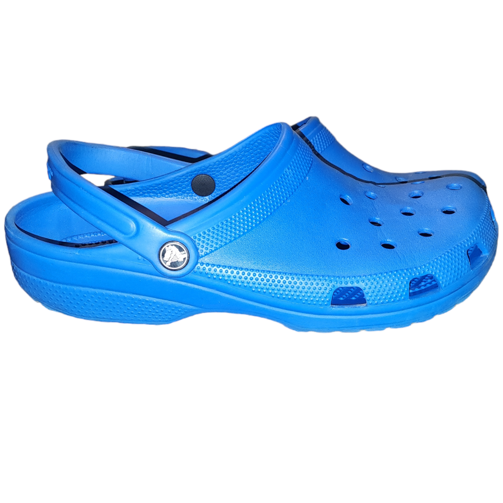 Crocs Classic Clog Bright Cobalt Blue Comfort Slip On Sandals Mens