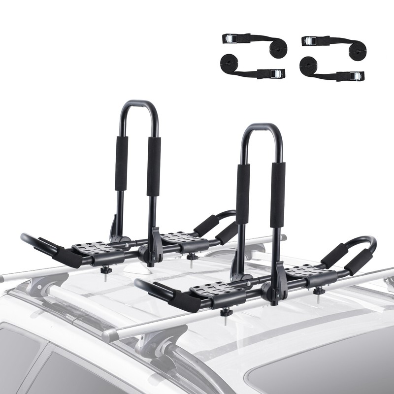 VEVOR Kayak Roof Rack 1 Pair Soft Roof Rack Carrier