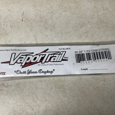 Vapor Trail  VTX - 60.00   - 1 . 5/2  Cam String