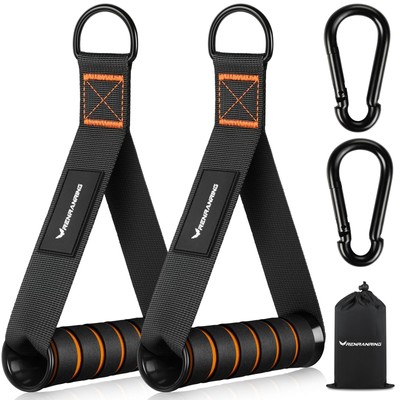 RENRANRING Gym Exercise Handles, Replacement Handle Attachments for Cable Mac...
