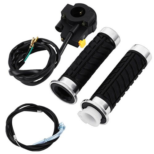 Throttle Control Handlebar Grip Kill Switch For 49cc 66cc 80