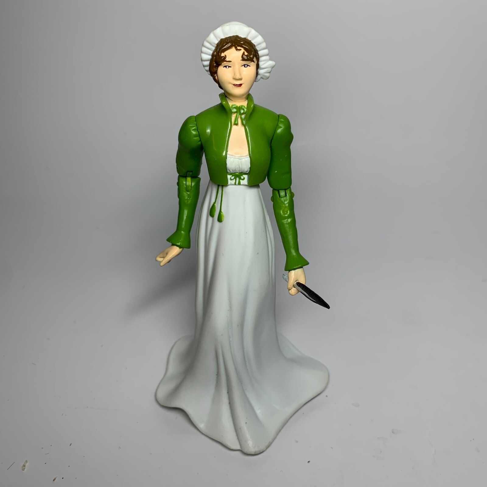 New In Box Jane Austen Action Figure With Writing Desk