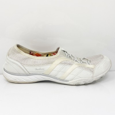 

Skechers Womens Breathe Easy 23030 Белая повседневная обувь Кроссовки Размер 10, Белый, Breathe Easy