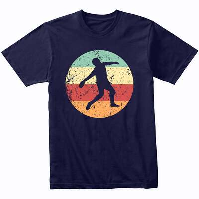 Discus Throw Shirt - Vintage Retro Track And Field T-Shirt - Retro Colors