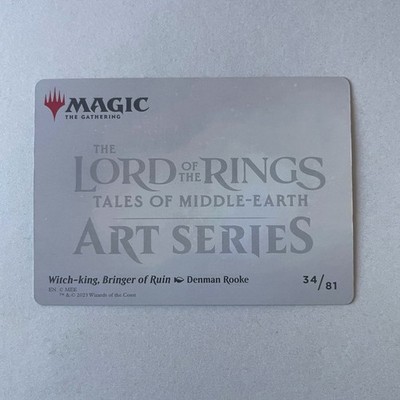 Magic the Gathering LoTR #34/81 Witch-King Bringer of Ruin - Denman Rooke