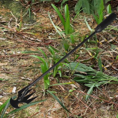 Garden Rake Weeding Tool Hand Hoe Heavy Duty for Backyard Weeding Loosening