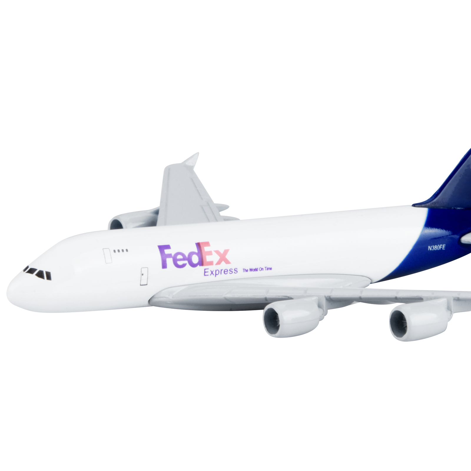 1/400 For Fedex A380 Airplane Model Diecast Transportation Plane Collection 16cm
