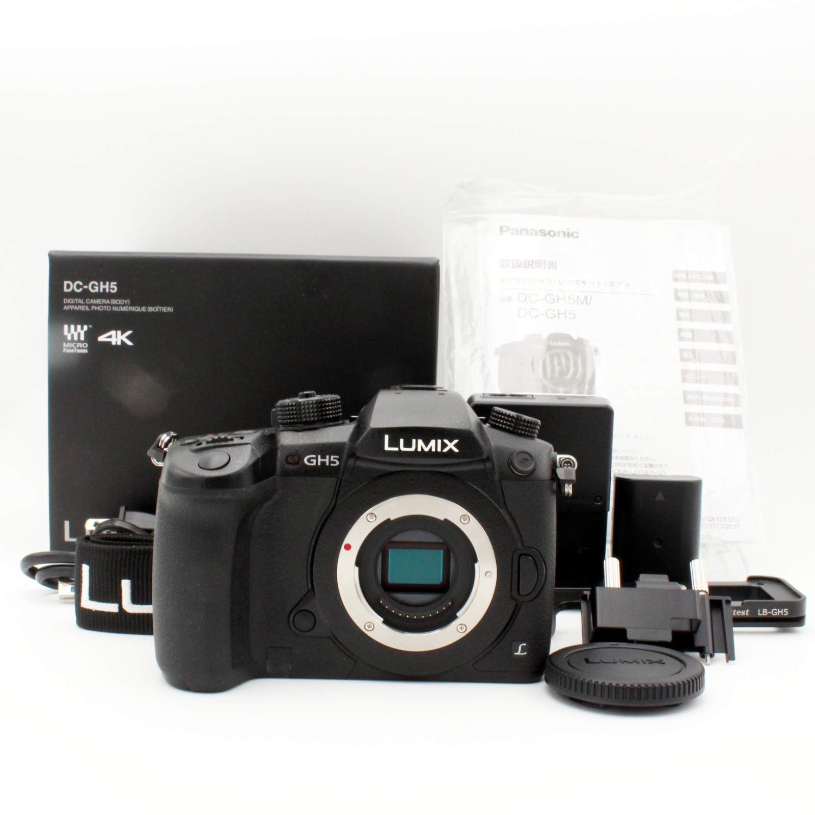 PANASONIC LUMIX DC-GH5-K Body Black Mirrorless [Top Mint