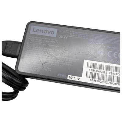 Lenovo 65W AC Adapter Charger ADLX65NLC2A 45N0259 Slim Tip 20V 3.25A ThinkPad