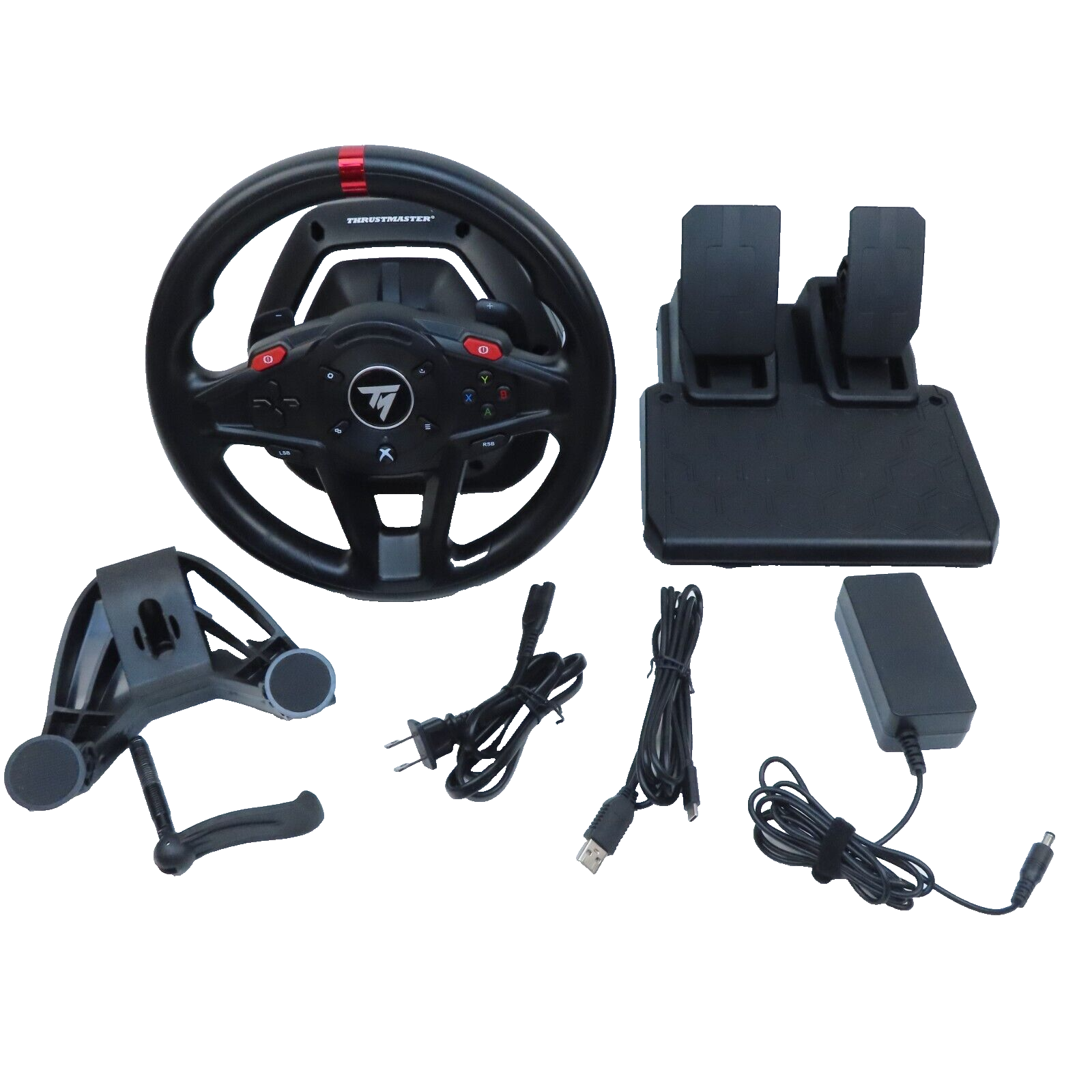 Thrustmaster T128 Force Feedback Racing Wheel and Pedals For Xbox One, X S PC Thrustmaster T128 Force Feedback Racing Wheel and Pedals For Xbox One, X S PC