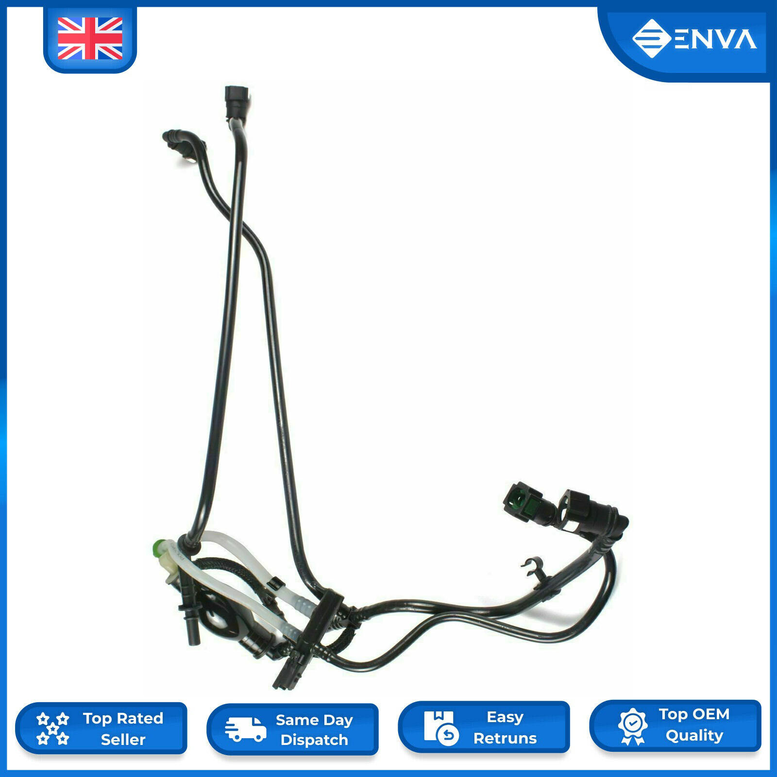 For Peugeot 206 1.4 HDi 8V 01-10 Fuel Pipe Harness Pipe Hand Primer Pump 1574.T0