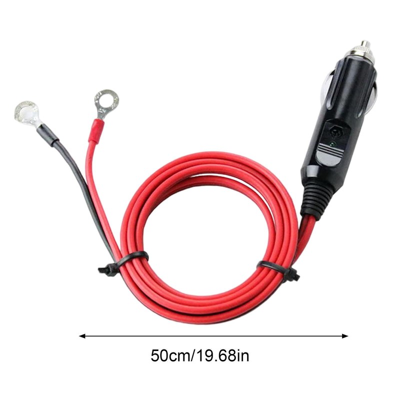 12V Extension Cord Car Cigarette Lighter Socket Plug Heavy Duty Adapter Outlet