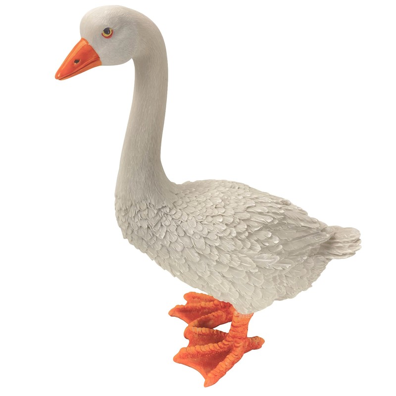 Gartenfiguren - Gans FÃ¼R Gartenteich Deko Figur GroÃ Tiere Vogel - Wetterfest