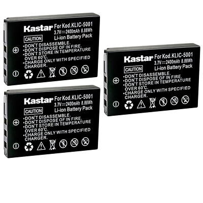 Kastar Replacement Battery for Sanyo DB-L50 & Sanyo Xacti DMX-HD1000 Camera