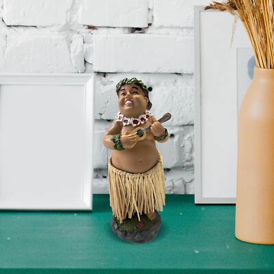 Hawaiian Dashboard Doll Decorations Collectible Figurines Hawaiian Girl Posing
