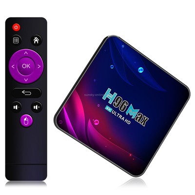 H96 Max V11 4K Smart TV Box Android 11.0 Media Player con control remoto, RK3318