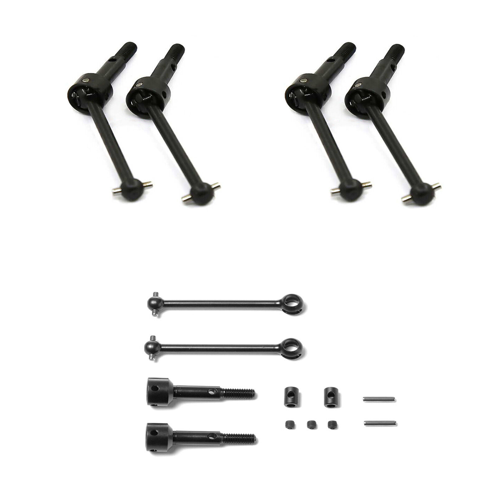 たー For Tamiya 53792 TT-01/TT-02/TA04 RC Car 39mm Drive Shaft