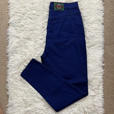 WATCH L.A. Jeans Wear USA Women s 15/16 high-rise Blue Jeans Cotton NWOT Vintage