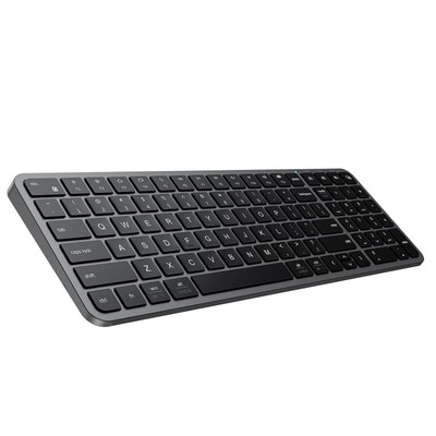 Bluetooth Keyboard, Wireless Keyboard with Numeric Keypad, Multi-Device Recha...