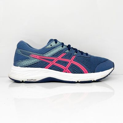 

Женские кроссовки Asics Gel Contend 6 1012A571 синие кроссовки размер 7,5 Вт, Синий, Gel Contend 6