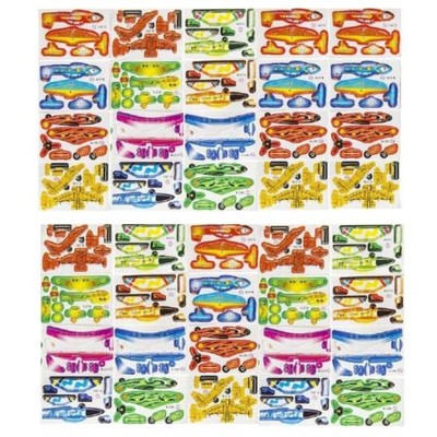 40x 3D Puzzles Flugzeug Flieger Bausatz Basteln Party Mitgebsel Kinder Geburtsta