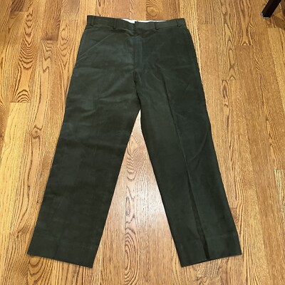 O'Connell's Clothing Olive Cotton Moleskin Trouser, 36x31 Made In Canada