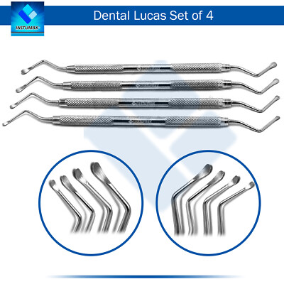 Lucas Curette Dental/Surgical Bone Curettes Serrated Dental Lab Instruments