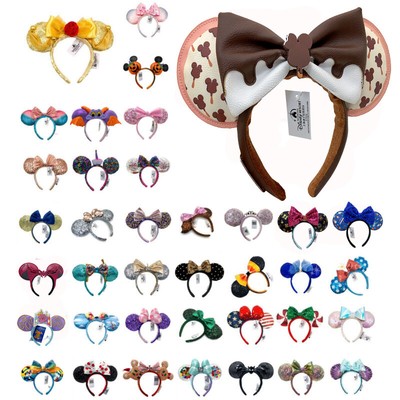 90Models Bow Ariel Minnie Mouse Ears Mickey RareCos Belle Disney Parks Headband