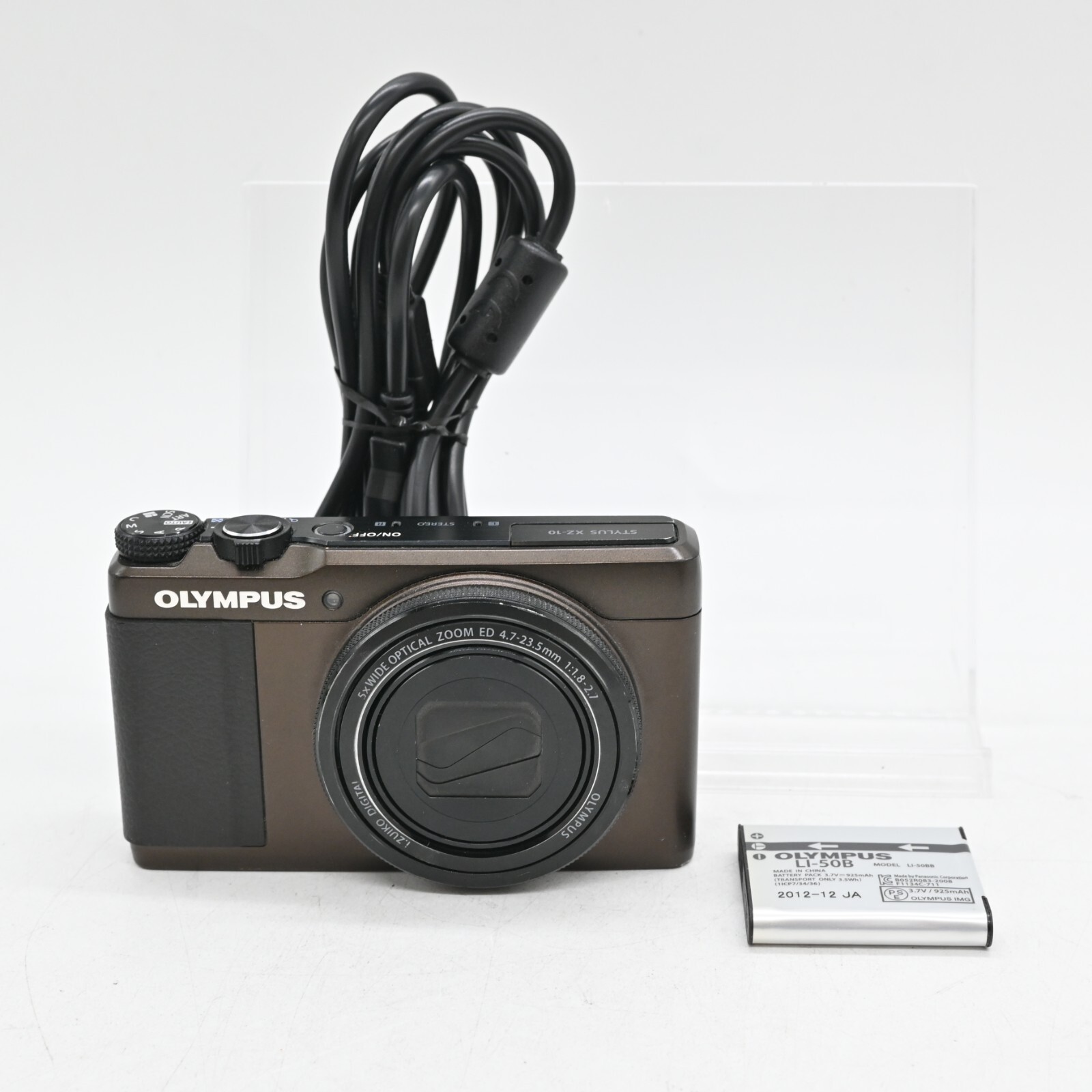 Near Mint] OLYMPUS STYLUS XZ-10 12.0MP Brown Digital Camera