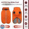 AOFITEE Winter Jacket for Extra Large Dogs, Warm Turtleneck Dog Coat with Back Zipper, Waterproof Dog Puffer Coat for Large Dogs,Winter Jacket Warm Snowsuit for Border Collie, Golden Retriever
