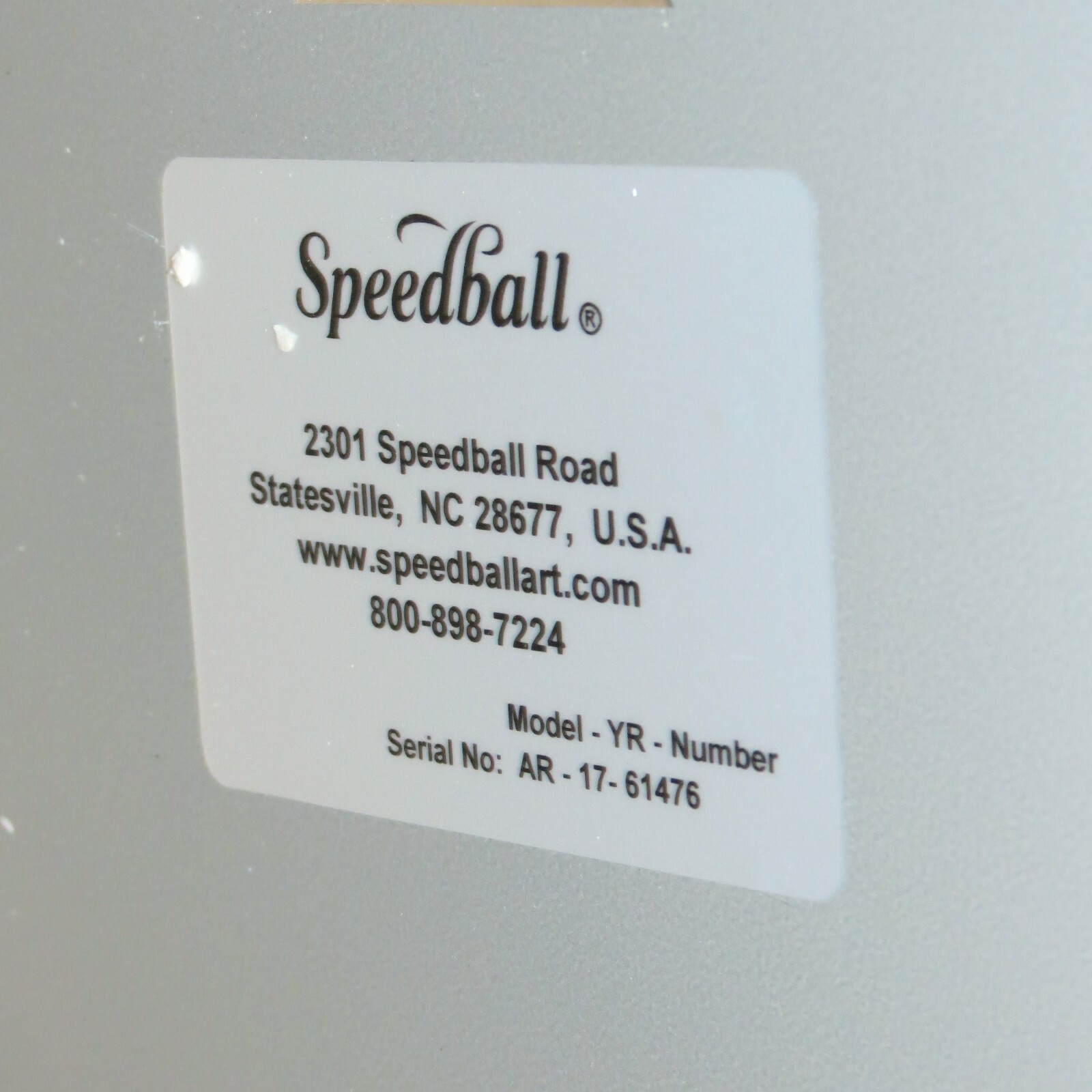 Speedball Portable ARTISTA Table Pottery Wheel 11