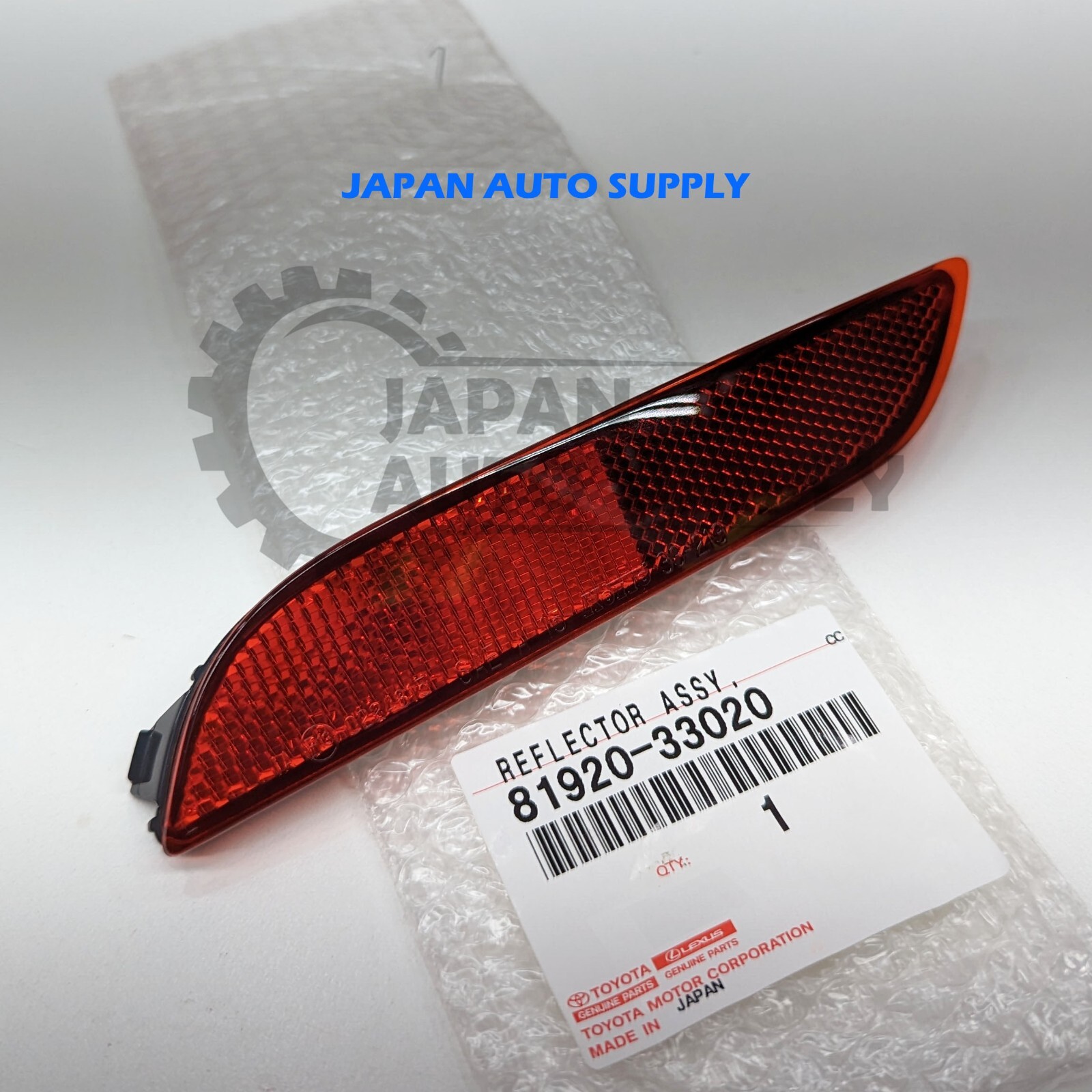 OEM NEW GENUINE TOYOTA 18-25 CAMRY DRIVER REAR BUMPER REFLECTOR 81920-33020