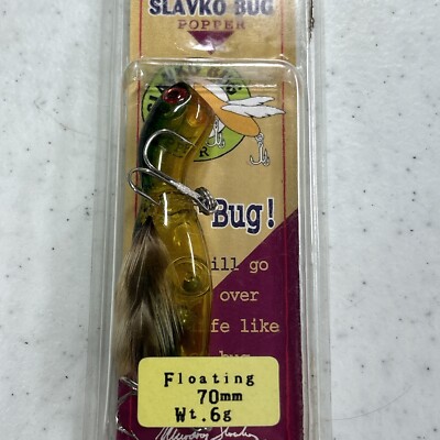 Yo-Zuri Slavko Bug 70mm 6gFloating Lure  Tough Find 