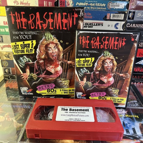 The Basement 1989 DVD VHS 5-Film Collection Slasher Gore