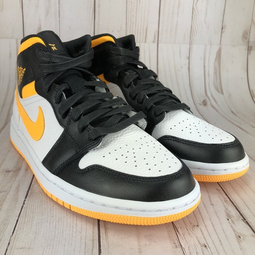 Pre-owned Jordan Nike Womens Air 1 Mid Se Shoes Laser Orange Black