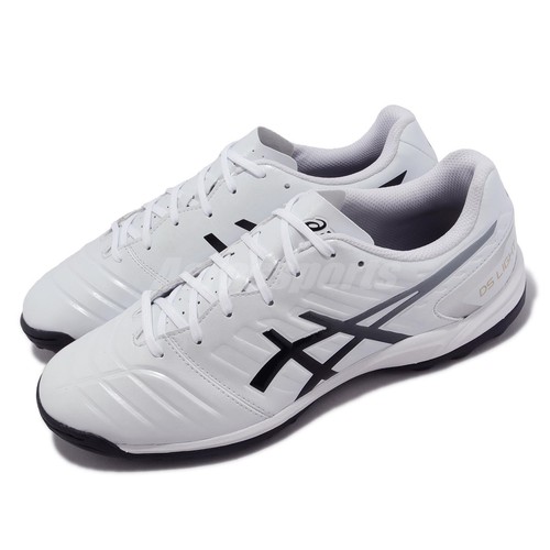 Футбольные бутсы Asics DS Light Club TF 2E широкие белые черные мужские 1103A076-100