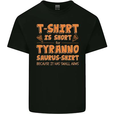 T-Shirt Divertente In Cotone Uomo Tyrannosaurus Rex Dinosaur T-Rex