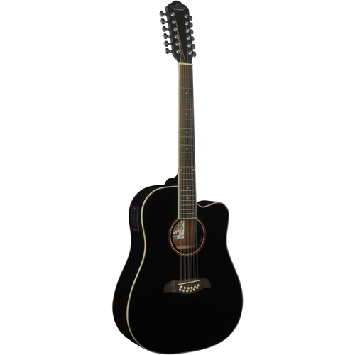 Oscar Schmidt OD312CEB 12-String Dreadnought Acoustic Electr