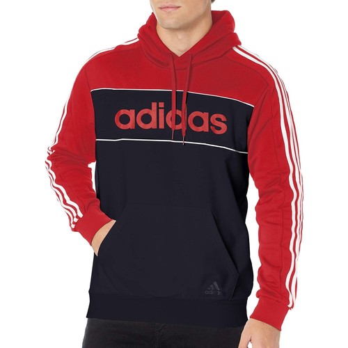 

[GL7465] Мужская толстовка с цветными блоками Adidas Essentials с капюшоном, Синий