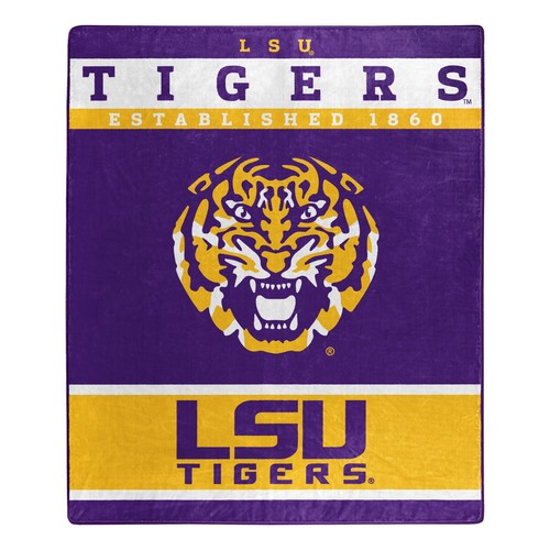 Плед-накидка Northwest NCAA LSU Tigers Raschel, 50 x 60