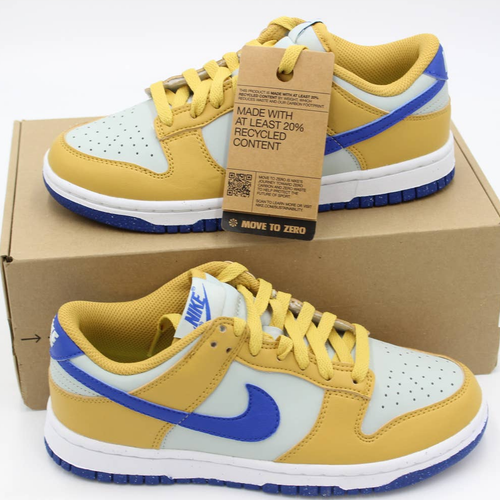Pre-owned Nike Wmns Dunk Low Next Nature "wheat Gold Royal" Size 6.5 Style Dn1431 700