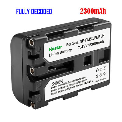 1x Kastar Battery for Sony NP-FM50 DCR-PC9 DCR-PC100 DCR-PC101 DCR-PC103
