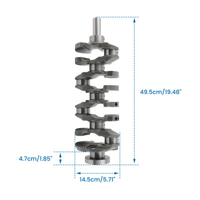 Engine Crankshaft w/ Connecting Rod For 2.4L Hyundai Sonata/Santa Fe Kia Optima