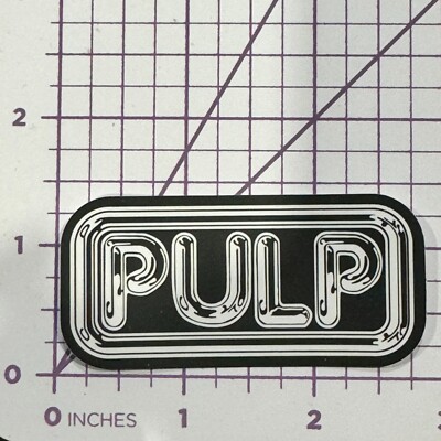 PULP - Brit POP Big 4  -  Band Logo Vinyl Decal Sticker Bomb Alt Rock Indie Pop
