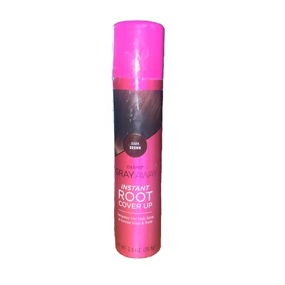 Everpro Gray Away Instant Root Cover Up Dark Brown 2.5oz NEW
