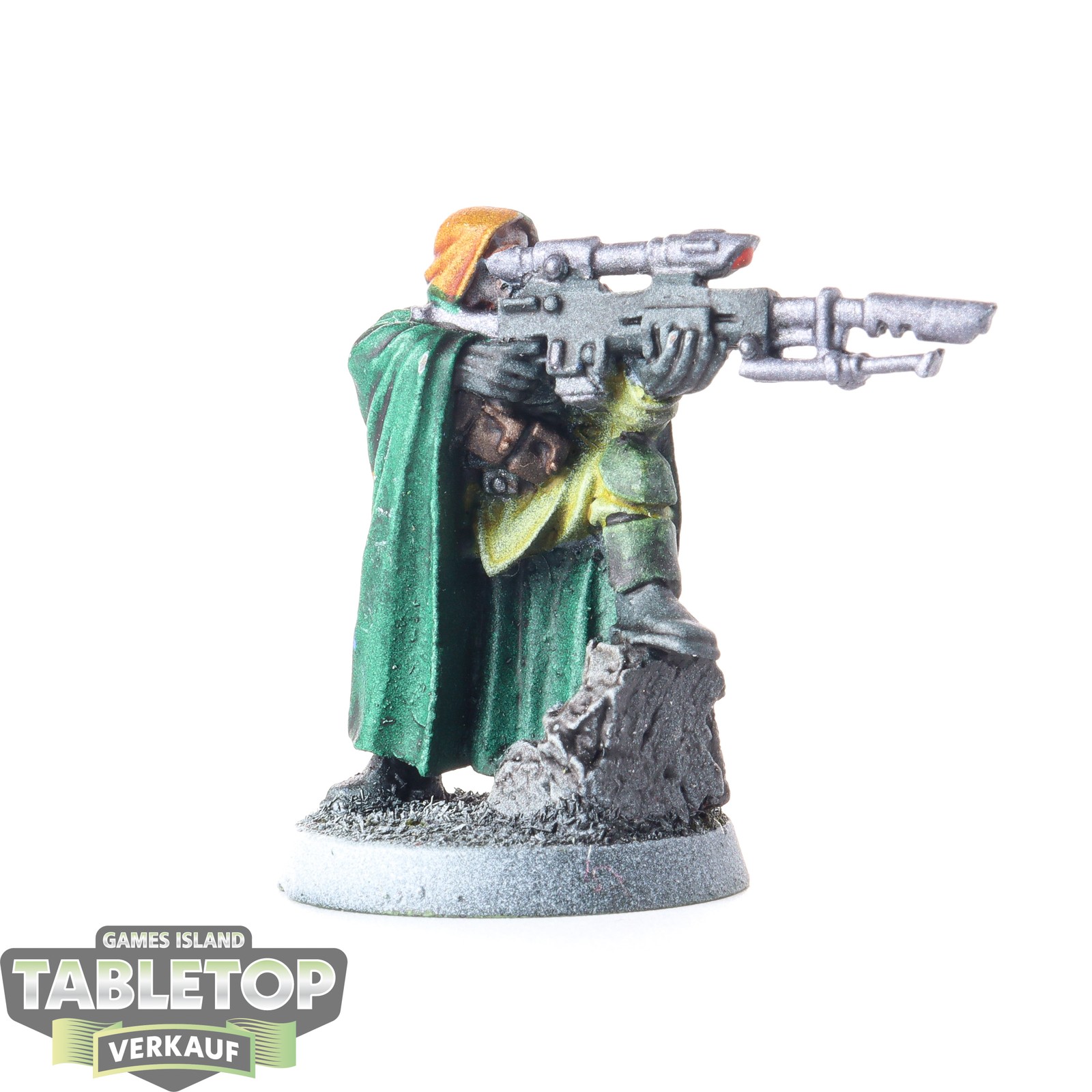 Astra Militarum - 1x Cadian Sniper klassisch - bemalt