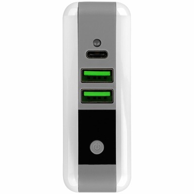 Wireless Qi Charger Dual 2.4A USB One USB-C ports with 6700mAH Battery Bank