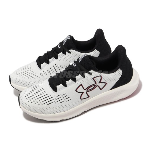 

Кроссовки Under Armour Charged Pursuit 3 BL UA белые черные мужские 3026518-101, Белый, Charged Pursuit 3 Bl